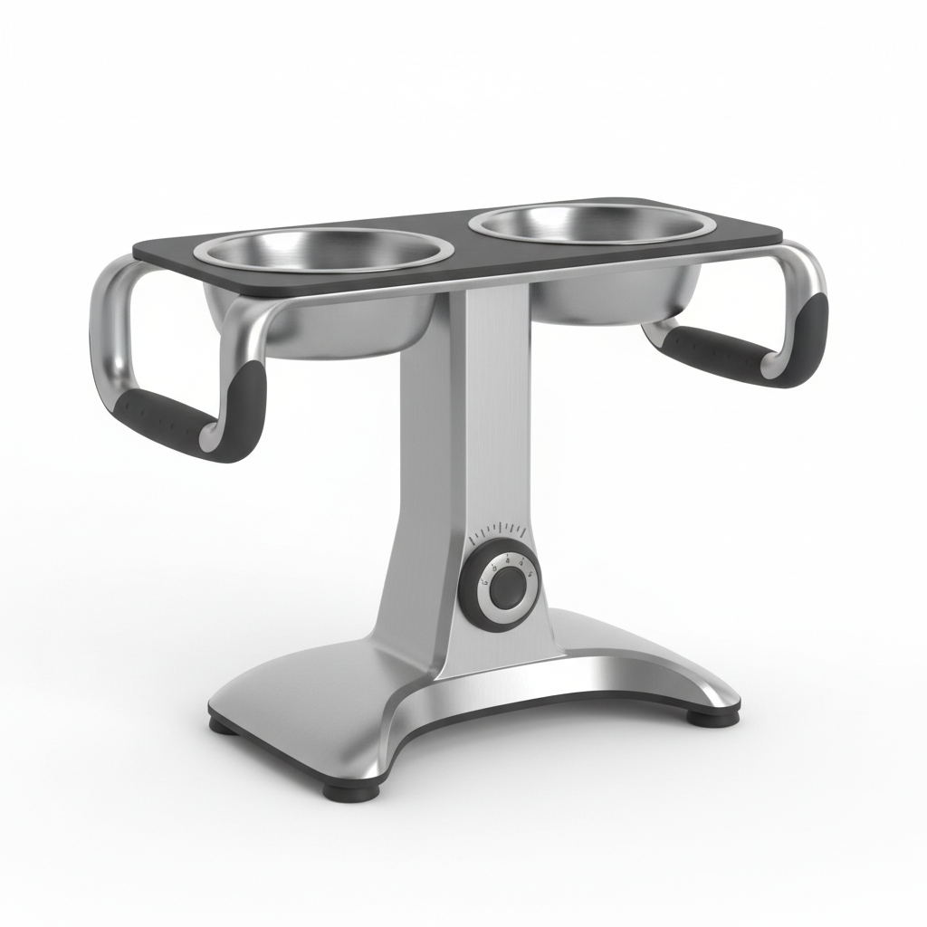 Senior-Friendly Adjustable Dog Bowl
